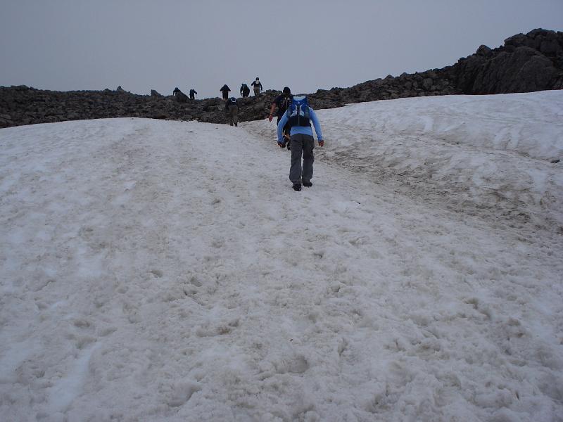 Still snow on the top